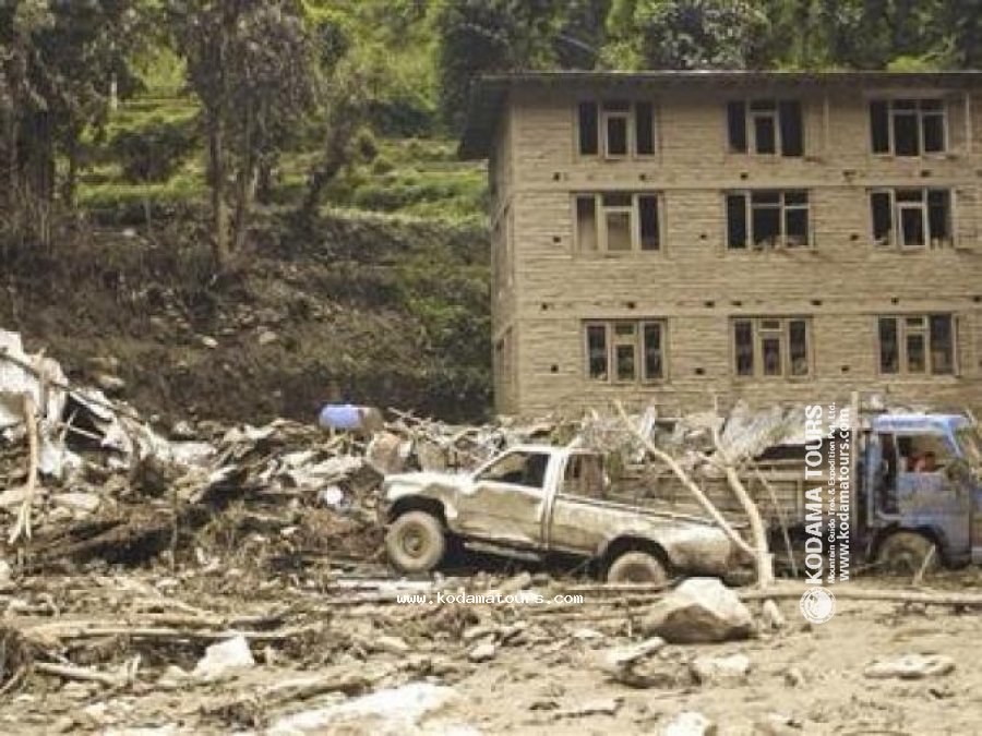 ネパールでも雨による災害がでています。